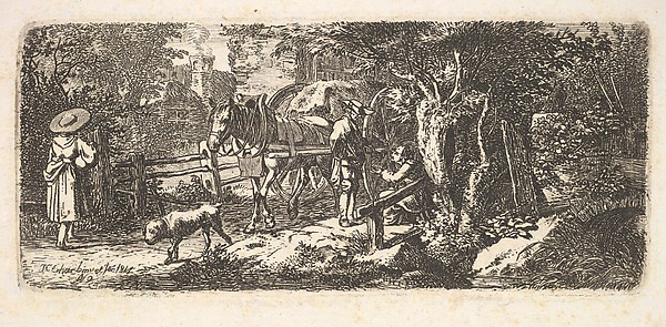 Alms given by a cart driver