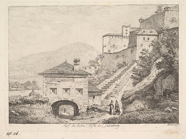 On the High Fortress in Salzburg ("Auf der hohen Feste [Festung] in Salzburg")