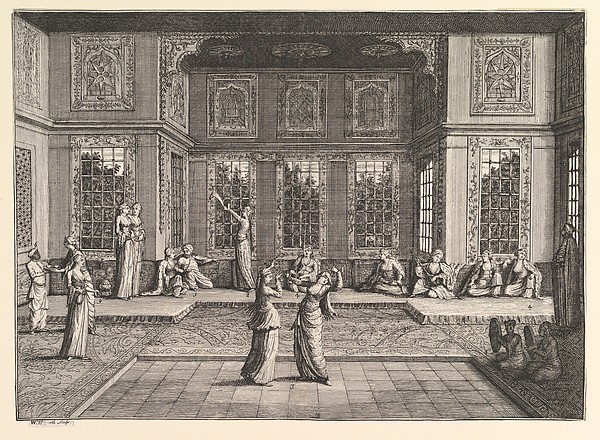 The Seraglio (Aubry de La Mottraye's "Travels throughout Europe, Asia and into Part of Africa...,"  London, 1724, vol. I, pl. 18)