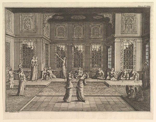 The Seraglio (Aubry de La Mottraye, Travels throughout Europe, Asia and into Part of Africa..., London, 1724, vol. I, pl. 18)