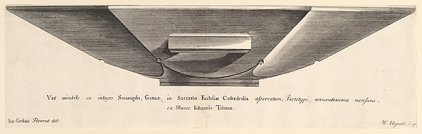 An Emerald Vessel (Aubry de La Mottraye's "Travels throughout Europe, Asia and into Part of Africa...," London, 1724, vol. I, plate 5) by William Hogarth, The Metropolitan Museum of Art