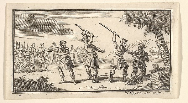 Fustium Admonitio (John Beaver, Roman Military Punishments, 1725)