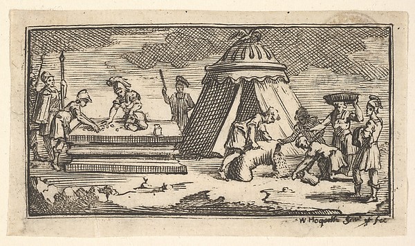 Issued Barley Instead of Wheat [first version] (John Beaver, Roman Military Punishments, 1725)