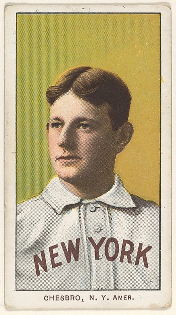 Chesbro, New York, American League, from the White Border series (T206) for the American Tobacco Company