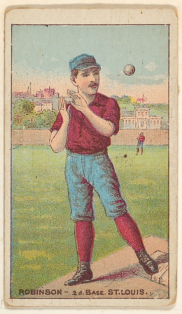 Robinson, 2nd Base, St. Louis, from the Gold Coin series (N284) for Gold Coin Chewing Tobacco