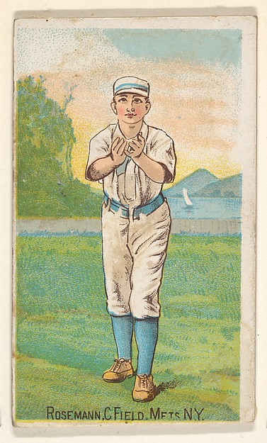 Rosemann, Center Field, Mets, New York, from the Gold Coin series (N284) for Gold Coin Chewing Tobacco