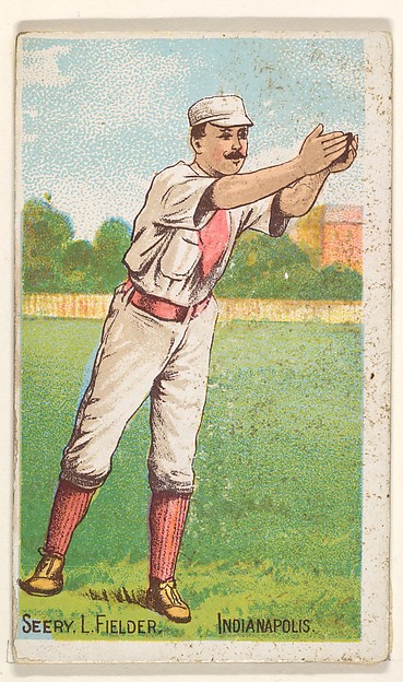 Seery (Hands Outstretched), Left Field, Indianapolis, from the Gold Coin series (N284) for Gold Coin Chewing Tobacco