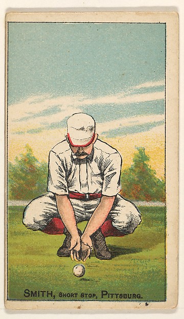 Smith, Shortstop, Pittsburgh, from the Gold Coin series (N284) for Gold Coin Chewing Tobacco