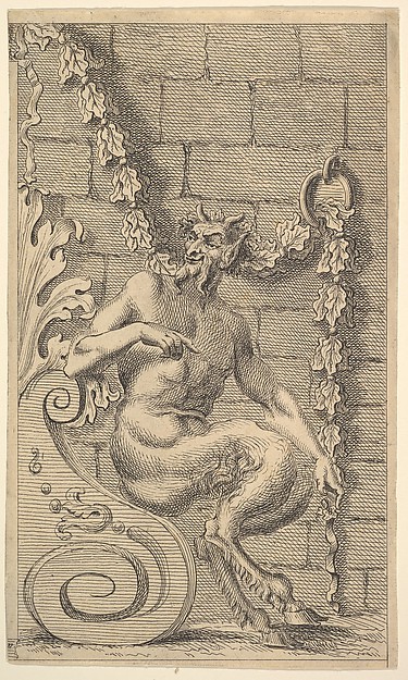 Sitting Satyrs