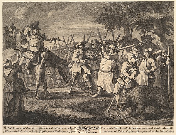 Hudibras' First Adventure (Twelve Large Illustrations for Samuel Butler's Hudibras, Plate 3)