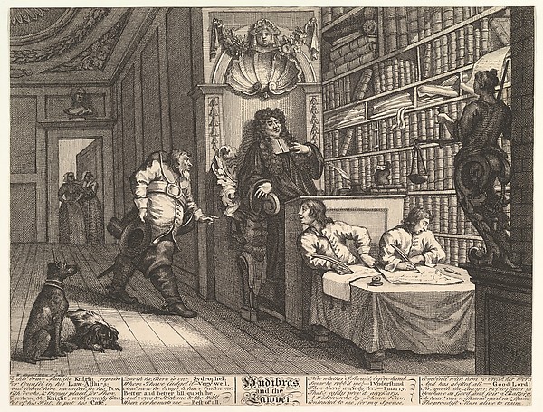 Hudibras and the Lawyer (Twelve Large Illustrations for Samuel Butler's Hudibras, Plate 12)