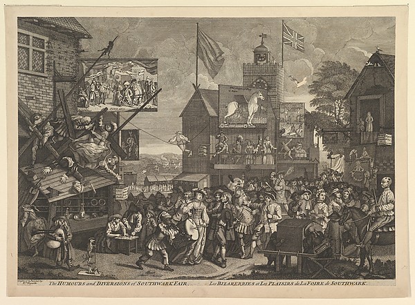 The Humours and Diversions of the Southwark Fair / Les Bizarerries et Les Plaisirs de La Foire de Southwark