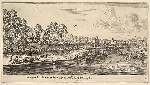 The River Seine at the Bend of the Mall