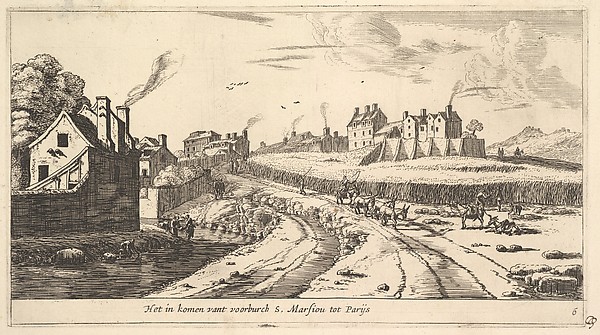 Entrance to the Suburb of Saint Marceau near Paris