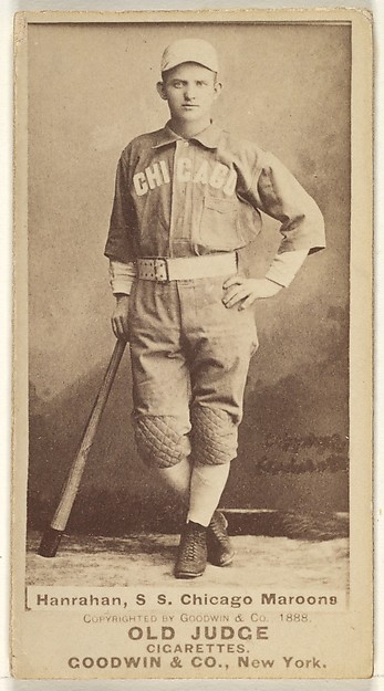 Hanrahan, Shortstop, Chicago, from the Old Judge series (N172) for Old Judge Cigarettes