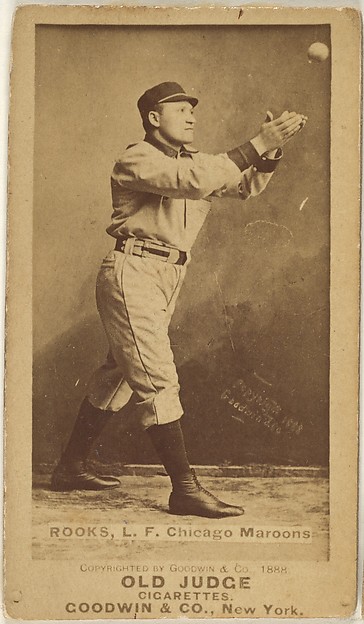 Rooks, Left Field, Chicago, from the Old Judge series (N172) for Old Judge Cigarettes