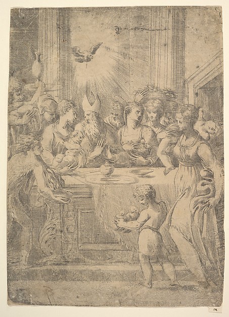 The presentation of Christ in the temple by Andrea Schiavone (Andrea Meldola)