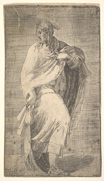 Saint Matthew, from "Christ and the Apostles" by Andrea Schiavone (Andrea Meldola)