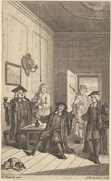 Frontispiece to "The Humours of Oxford"