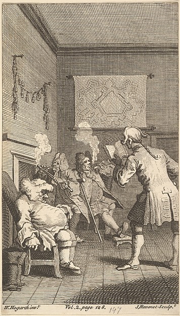 "Tristram Shandy," Frontispiece, Volume 1,