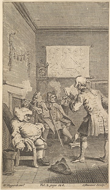 "Tristram Shandy," Frontispiece, Volume 1,