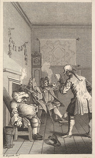 Frontispiece to "Tristram Shandy," Volume 1