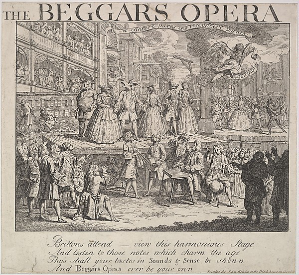 The Beggars Opera by Anonymous, British, 18th century, The Metropolitan Museum of Art
