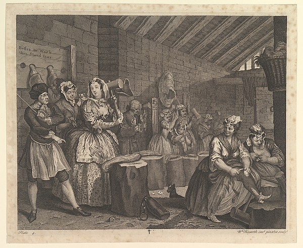 A Harlot's Progress, Plate 4