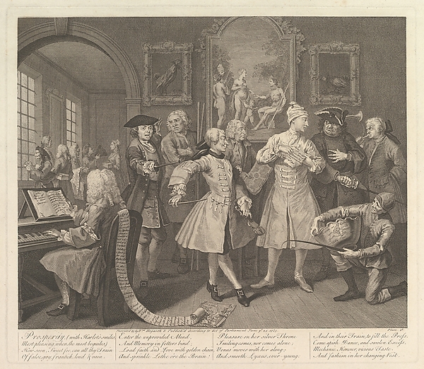A Rake's Progress, Plate 2