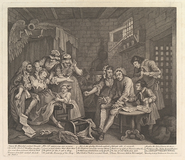 A Rake's Progress, Plate 7
