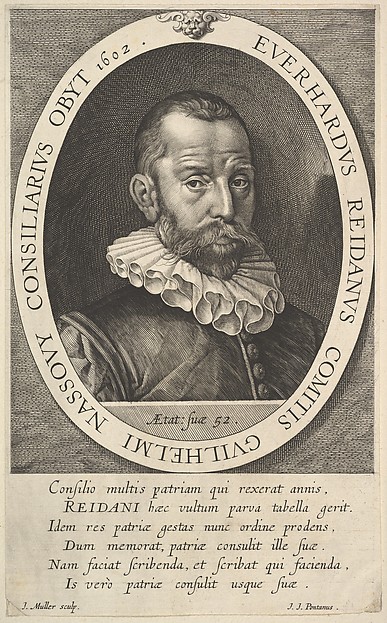 Portrait of Everhard van Reyd, Councillor of William, Prince of Orange