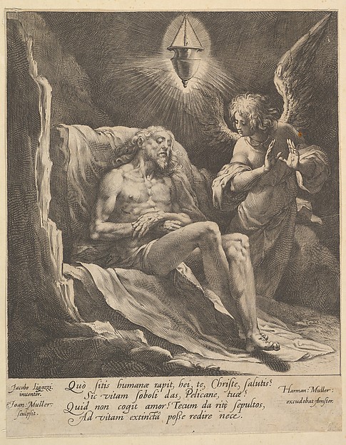 Dead Christ Lamented by an Angel by Jan Muller