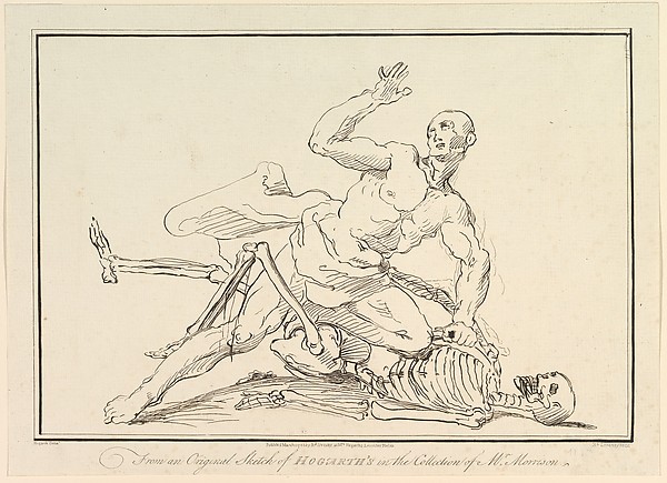 From an Original Sketch of William Hogarth's in the Collection of Mr. Morrison