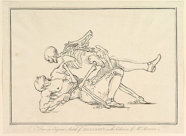 From an Original Sketch of William Hogarth's in the Collection of Mr. Morrison