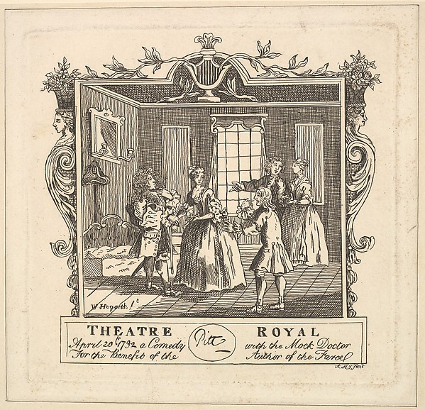 Ticket for Henry Fielding's The Mock Doctor