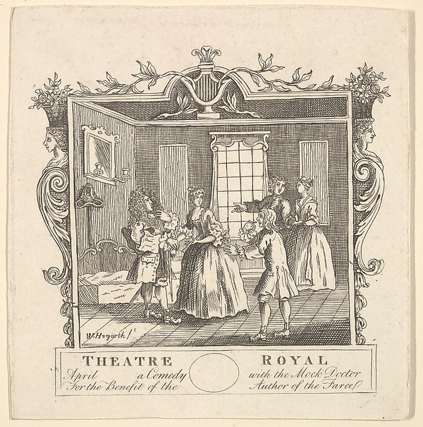 Ticket for Fielding's The Mock Doctor