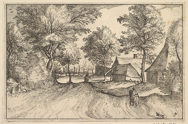 Village Road, plate 4 from "Regiunculae et Villae Aliquot Ducatus Brabantiae"