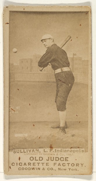 Sullivan, Left Field, Indianapolis, from the Old Judge series (N172) for Old Judge Cigarettes