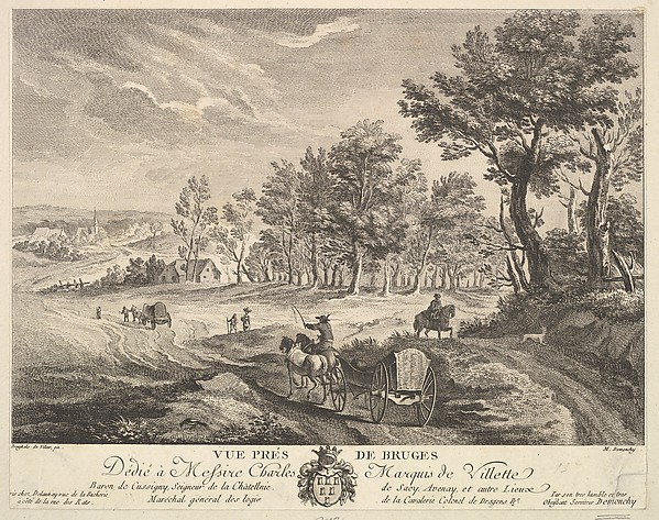 View near Bruges (Vue Prés [sic] de Bruges)