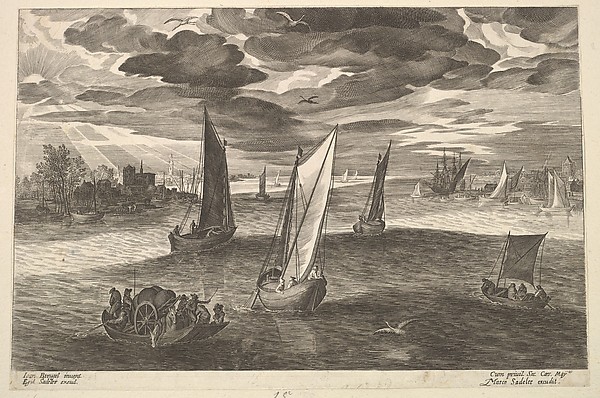 Riverscape with Boats