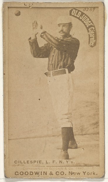 Peter Patrick Gillespie, Left Field, New York, from the Old Judge series (N172) for Old Judge Cigarettes by Goodwin & Company, The Metropolitan Museum of Art