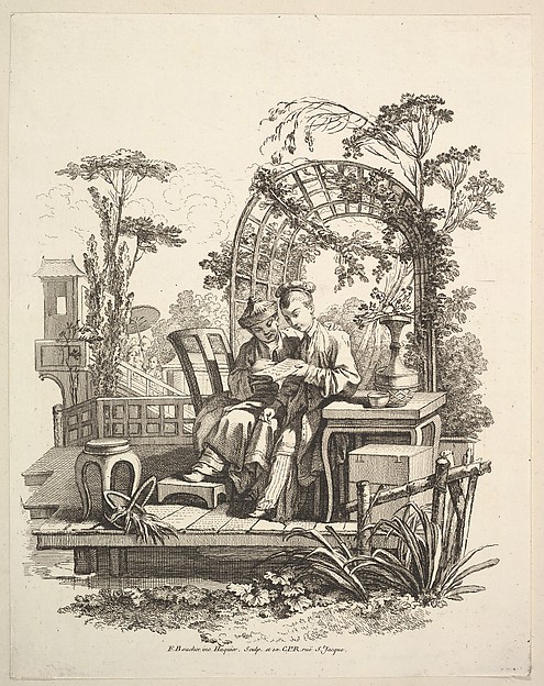 Man and Woman Reading