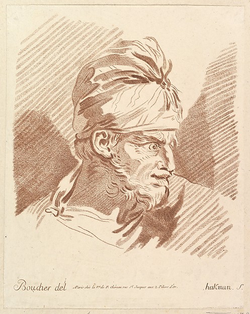 Head of a Man Wearing a Turban