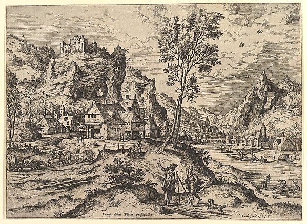 Tobit, from "Landscapes with Biblical and Mythological Scenes"