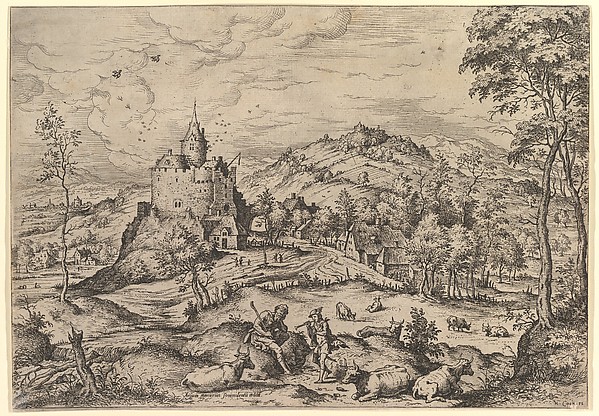 Mercury Lulling Argus to Sleep, from "Landscapes with Biblical and Mythological Scenes"