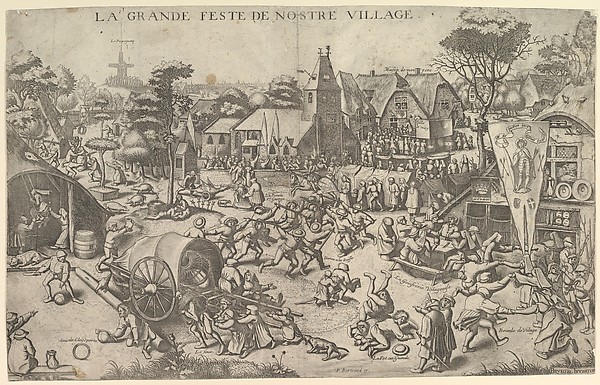 The Kermis of Saint George by Johannes van Doetecum I