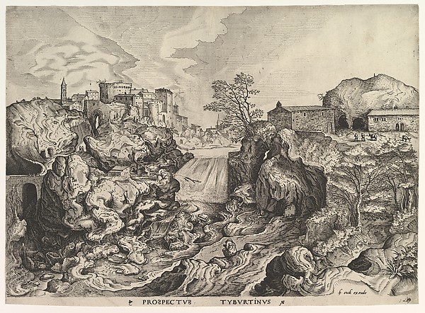 View of the Tiber (Tivoli) (Prospectus Tyburtinus) from The Large Landscapes