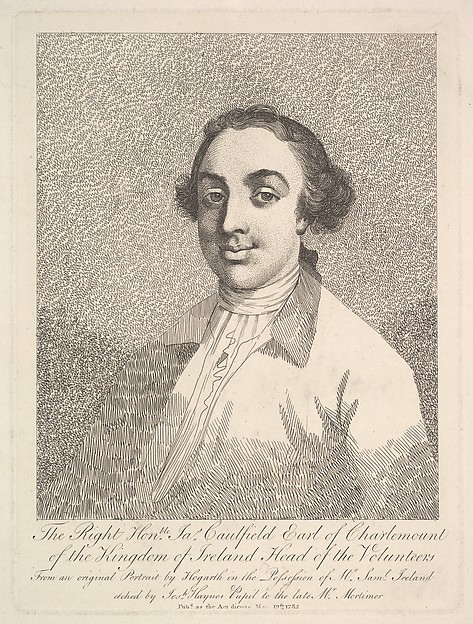 The Right Honorable James Caulfield, Earl of Charlemount of the Kingdom of Ireland, Head of the Volunteers by Joseph Haynes, The Metropolitan Museum of Art