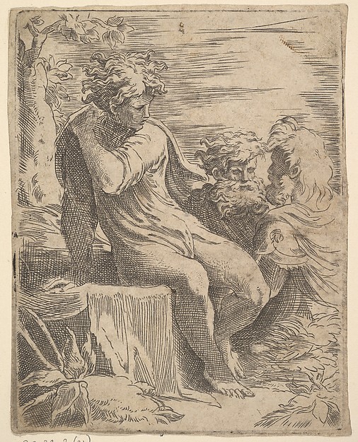 Youth with two old Men