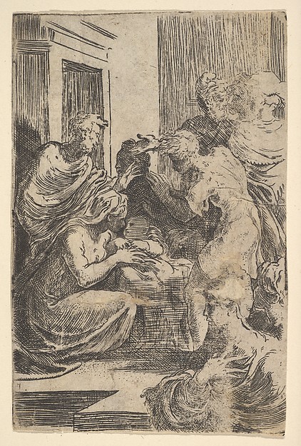 The Nativity by Parmigianino (Girolamo Francesco Maria Mazzola)